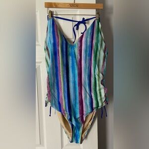 Swimsuits for all. one piece. multi-color. size 26. worn once.